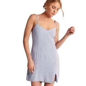 Abercrombie & Fitch - Mini Slip 90’s Blue Polka Dot Cami Dress